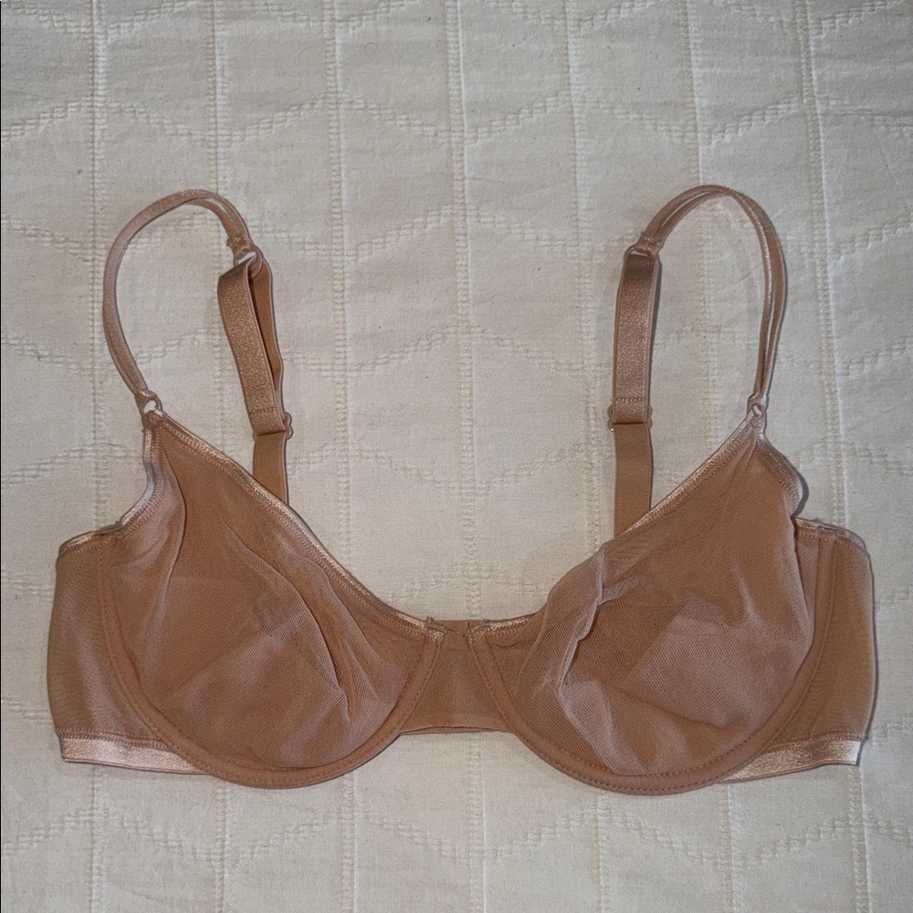 Women's Tan Underwire Bra